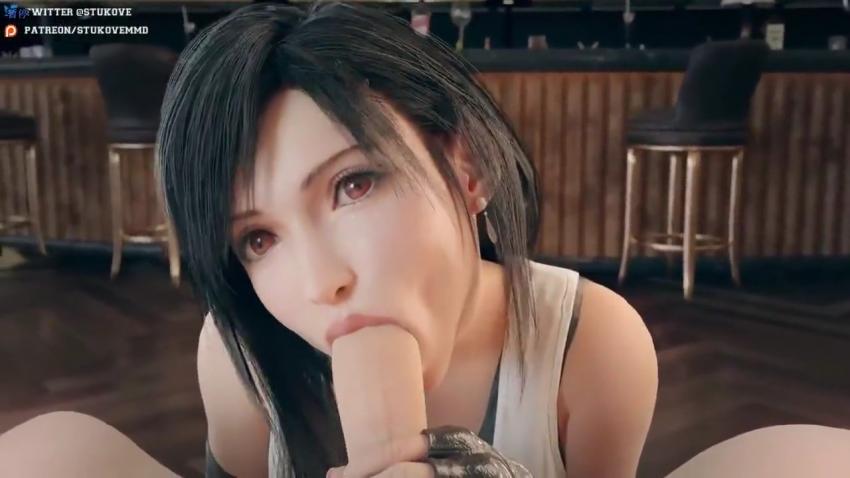 [最终幻想3D] 痴女蒂法的肉体沉沦 鸡巴崇拜者の究极侍奉